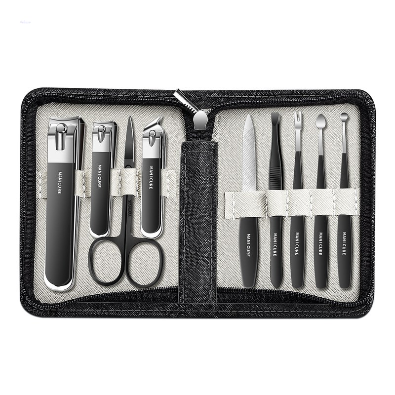 Men'S Grooming Gift Box - ชุดกรรไกรตัดเล็บสแตนเลสสำหรับทำเล็บมือและเล็บเท้าที่บ้าน ชุดอุปกรณ์สำหรับผู้ชายและผู้หญิง ชุดของขวัญดูแลเล็บระดับพรีเมียมในกล่อง