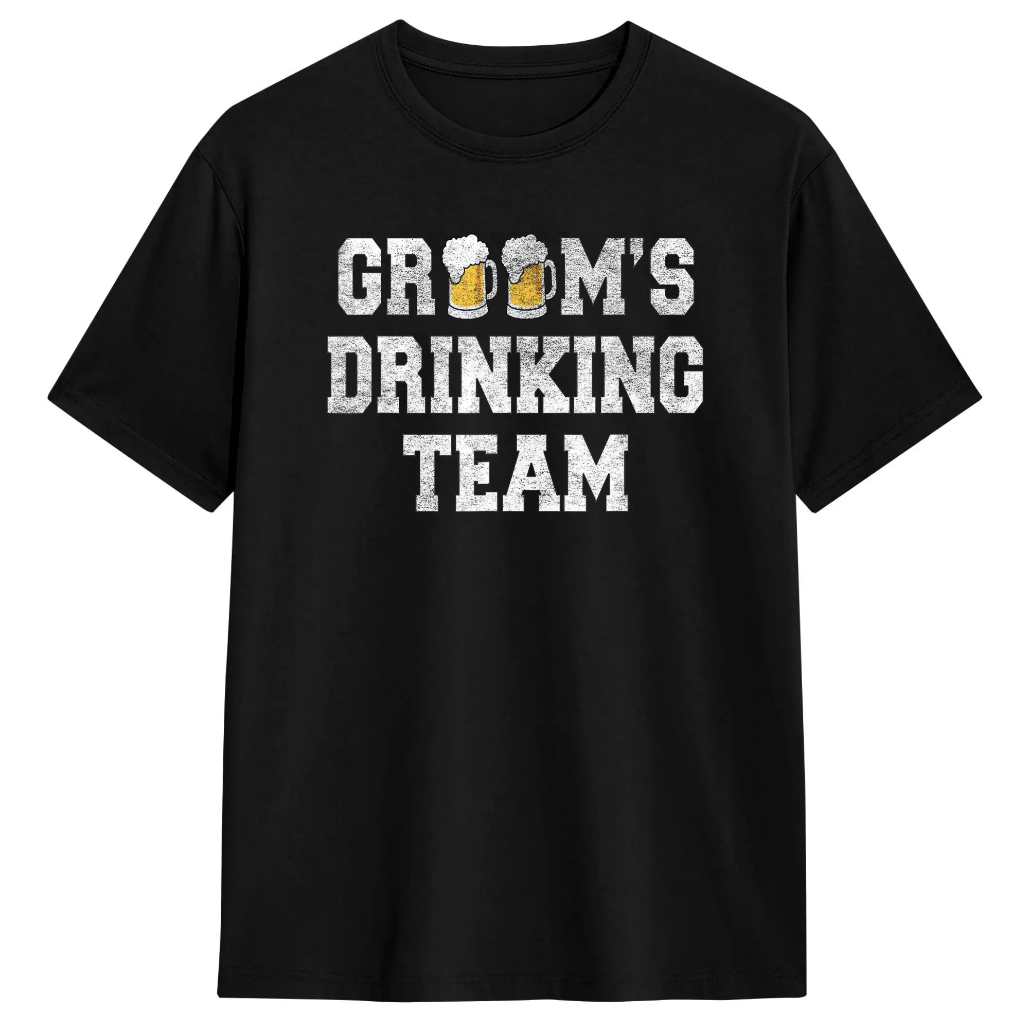 Men'S Grooming Gifts - เสื้อยืดทีมดื่มเหล้าสำหรับเจ้าบ่าว งานปาร์ตี้สละโสด เสื้อผ้าฝ้าย วินเทจ แขนสั้น คอกลม