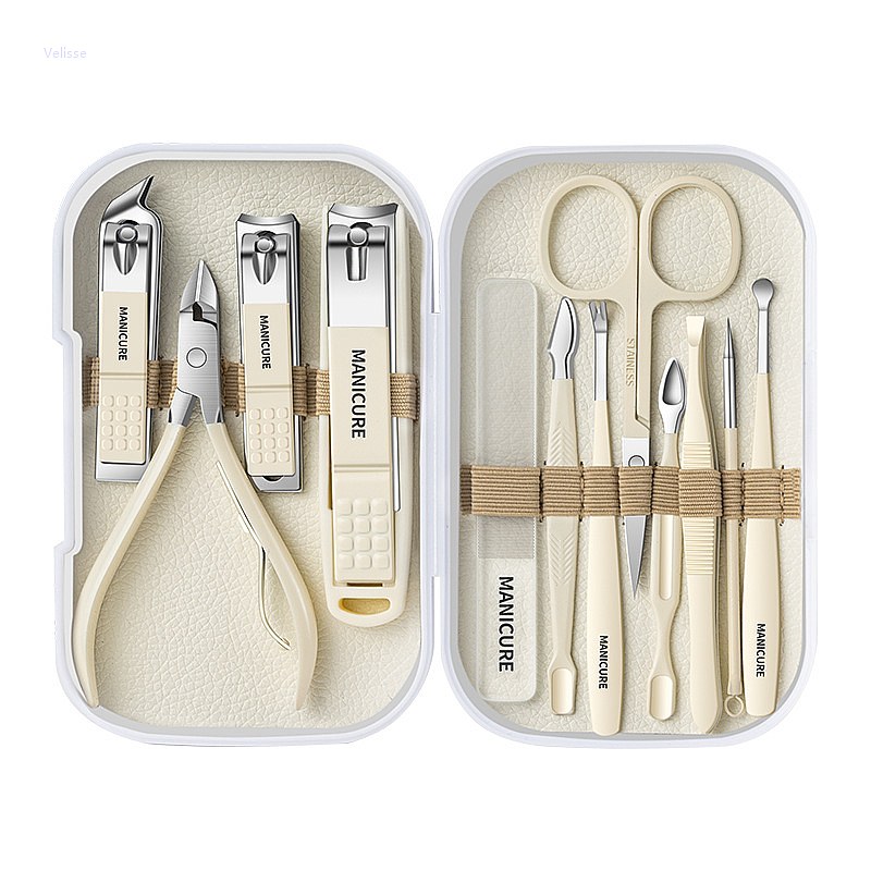 Men'S Grooming Gift Box - ชุดอุปกรณ์ทำเล็บมือและเล็บเท้าครบชุด 12 ชิ้น พร้อมกรรไกรตัดเล็บ กรรไกรตัดหนังกำพร้า ตะไบเท้า