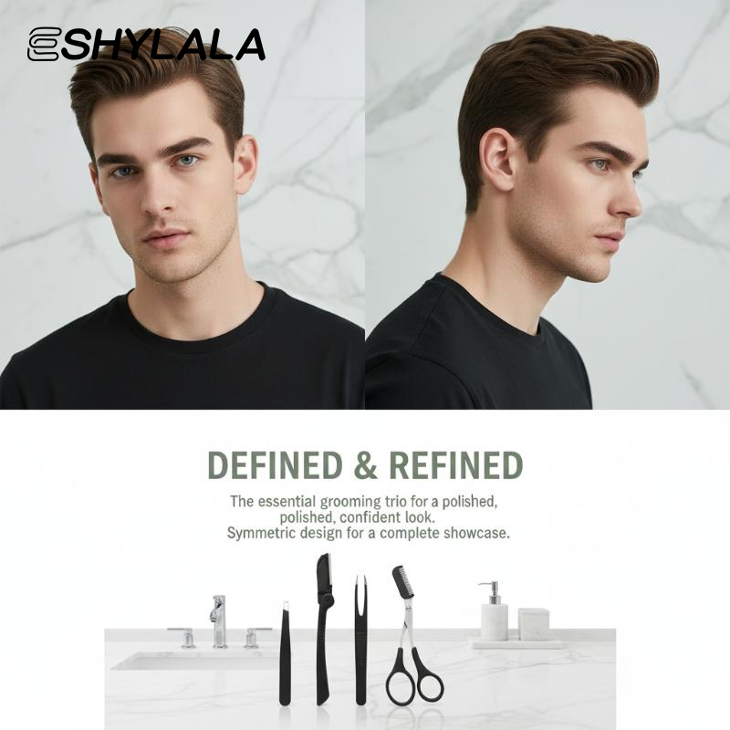 ชุดอุปกรณ์ตกแต่งคิ้ว 3 ชิ้น สำ - Grooming Men'S Eyebrows บทวิจารณ์และราคา