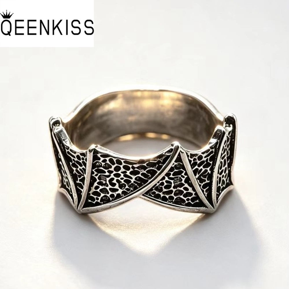 QEENKISS แหวนปีกค้างคาววินเทจเ - Men'S Grooming Gifts บทวิจารณ์และราคา