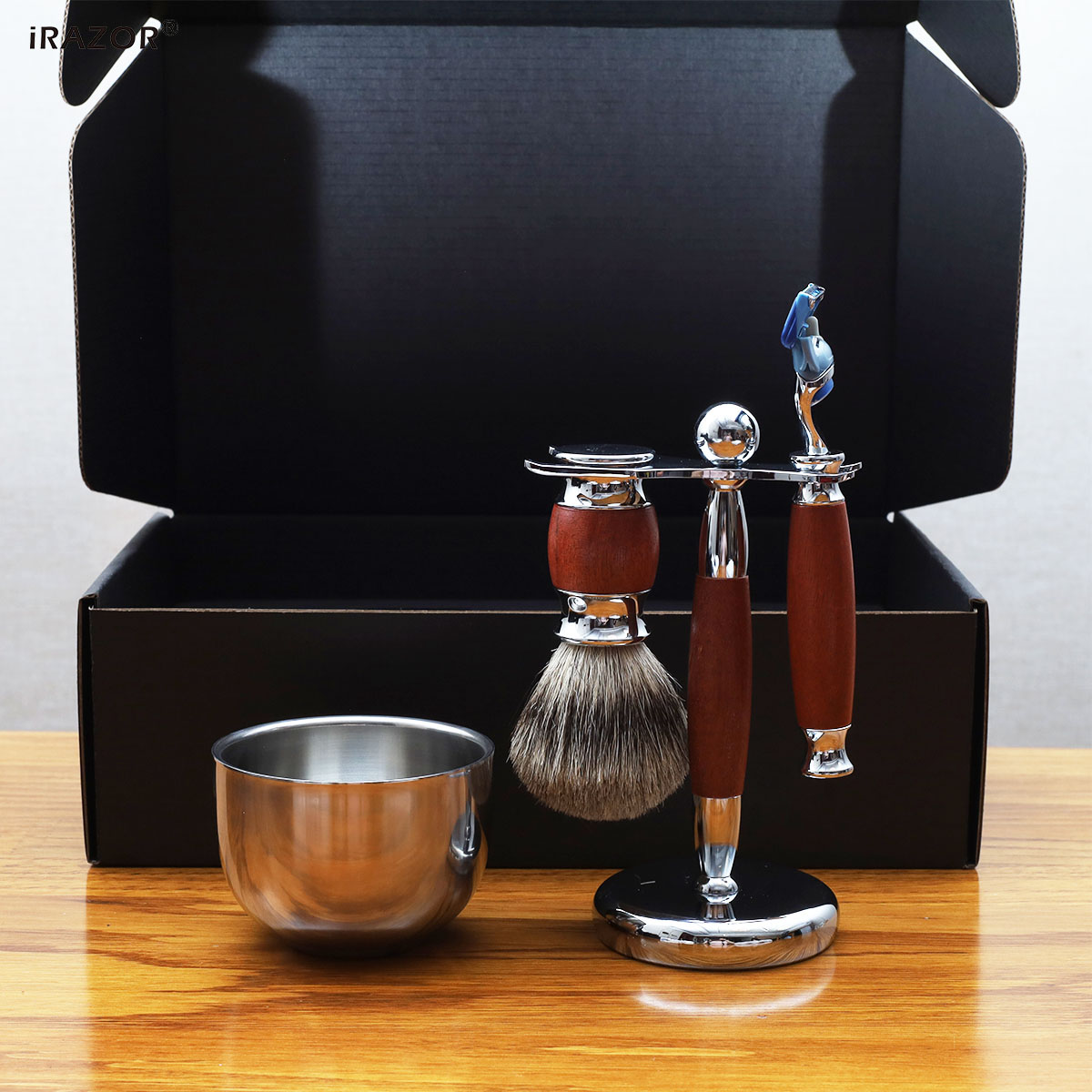 iRAZOR ชุดโกนหนวดสำหรับผู้ชายส - Men'S Grooming Gift Box บทวิจารณ์และราคา
