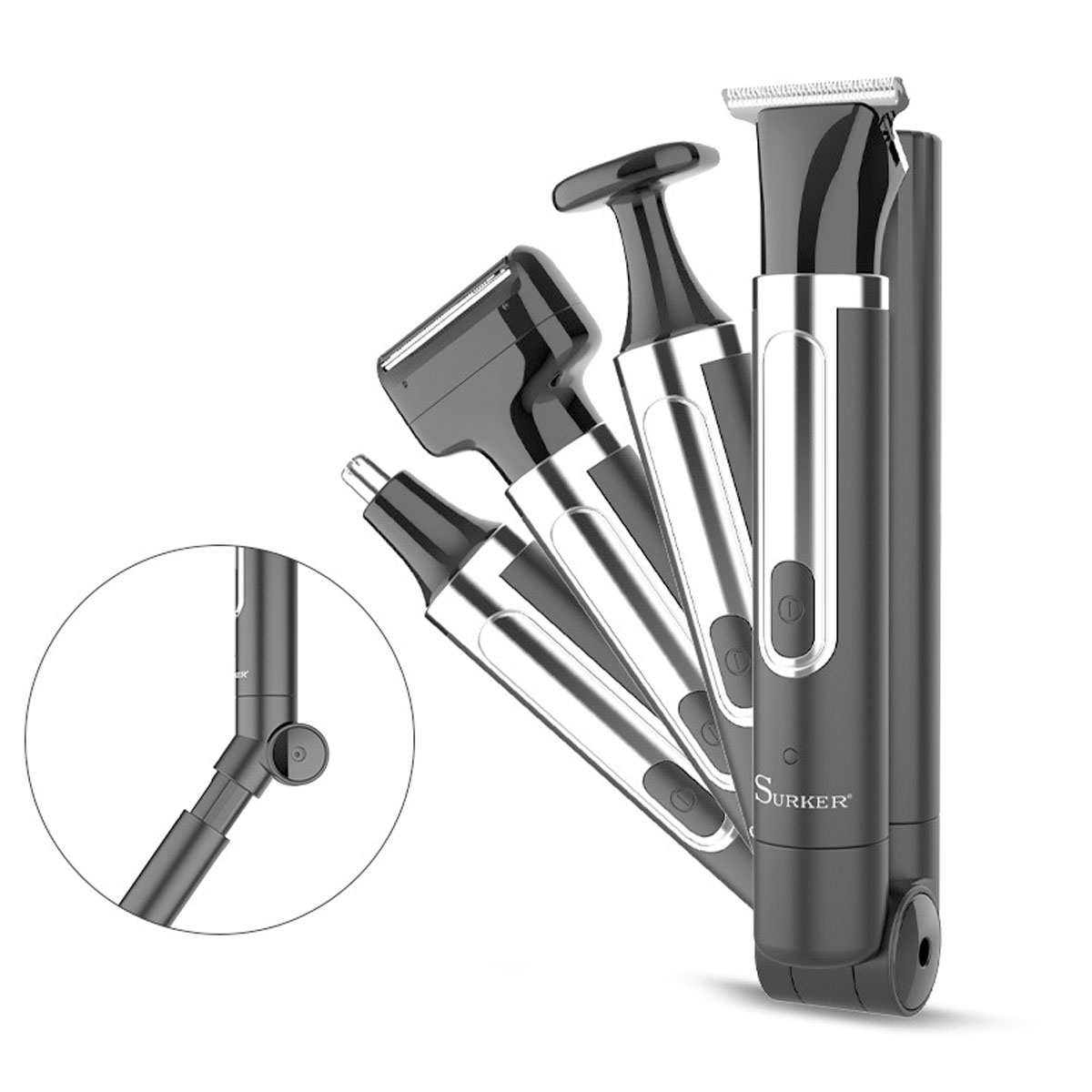 Surker 4-in-1 เครื่องโกนหนวดสํ - Grooming Men'S Eyebrows บทวิจารณ์และราคา