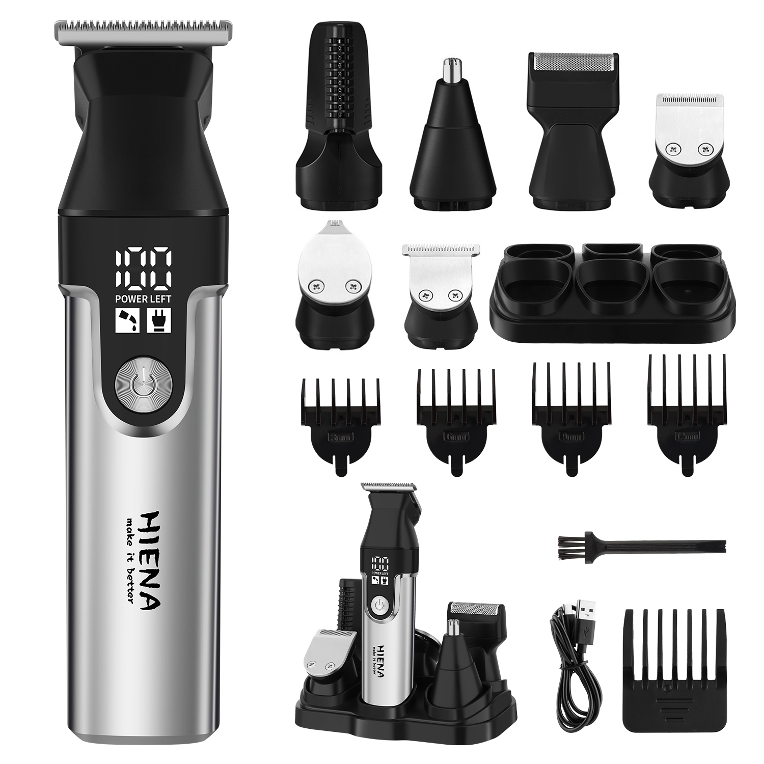 HIENA ชุดเครื่องตัดผมมัลติฟังก - Grooming Men'S Eyebrows บทวิจารณ์และราคา